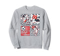 Minnie Soccer Grid Sweatshirt - Graphic Print Men Women - T-Shirt, Sweatshirt, Hoodie