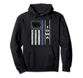 Iowa Thin Blue Line Police Week Hoodie - Casual Everyday Wear for Adults - T-Shirt, Sweatshirt, Hoodie