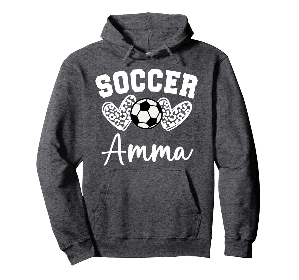 Soccer Amma Matching Family Soccer Hoodie - Trendy Graphic Unisex - T-Shirt, Sweatshirt, Hoodie
