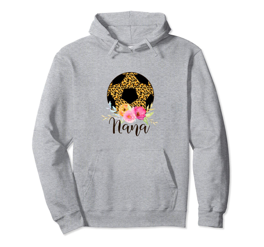 Nana Soccer Gift Leopard Tops Hoodie - Fun Novelty Design for Adults - T-Shirt, Sweatshirt, Hoodie