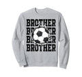Soccer Brother Cracked Wall Family Sweatshirt - Streetwear Style Unisex - T-Shirt, Sweatshirt, Hoodie