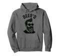 Beerd Hop Bearded Funny Craft Beer Hoodie - Minimalist Print Men Women - T-Shirt, Sweatshirt, Hoodie