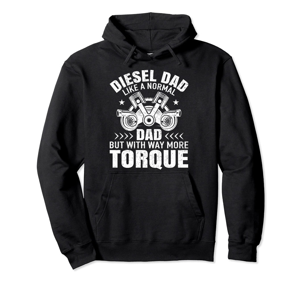 Diesel Mechanic Dad Automobile Fathers Day Hoodie - Unique Graphic Unisex - T-Shirt, Sweatshirt, Hoodie