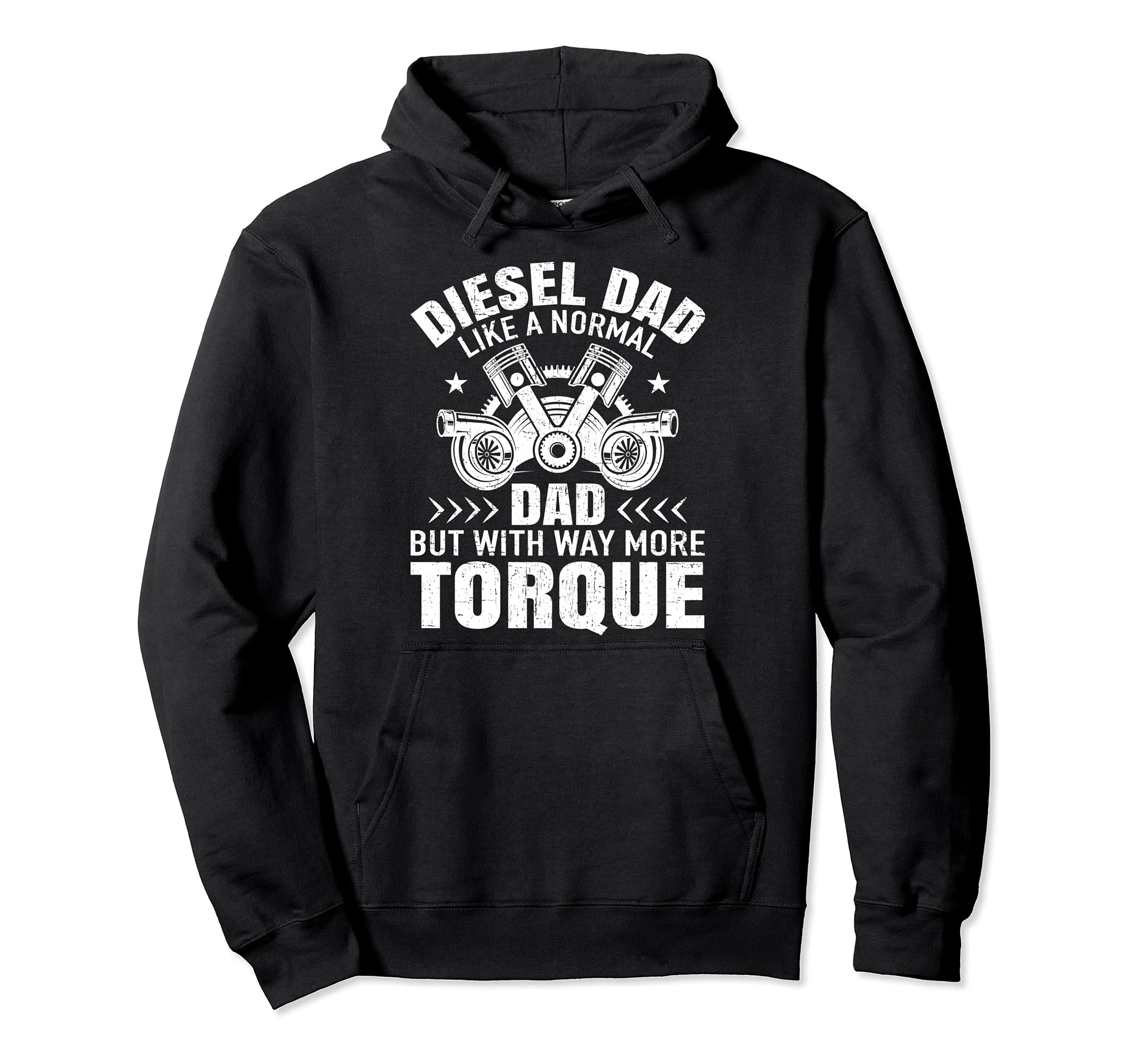 Diesel Mechanic Dad Automobile Fathers Day Hoodie - Unique Graphic Unisex - T-Shirt, Sweatshirt, Hoodie