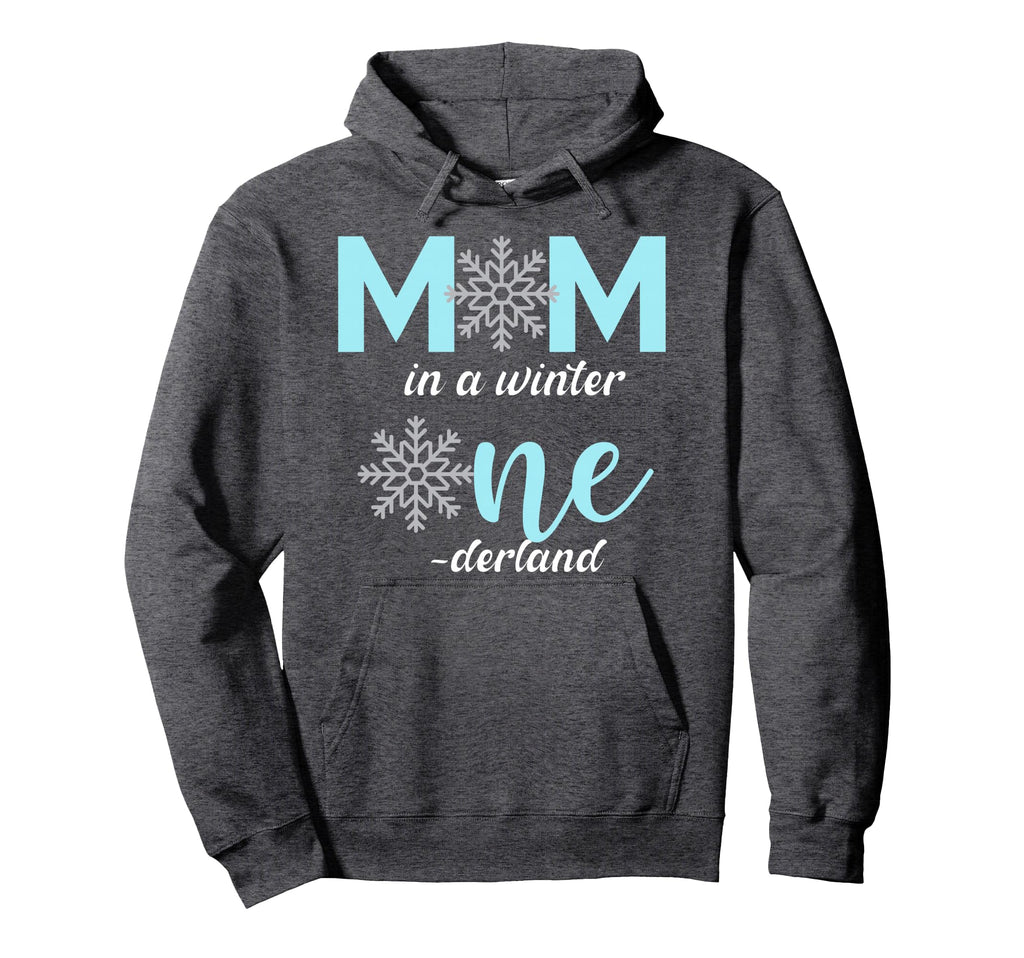 Mom Birthday Winter Onederland 1St Birthday Hoodie - Trendy Graphic Unisex - T-Shirt, Sweatshirt, Hoodie