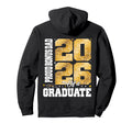 Proud Bonus Dad Class 2026 Graduate Hoodie - Trendy Graphic Men Women - T-Shirt, Sweatshirt, Hoodie