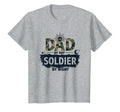 Army Dad Day Dad Night Soldier T-Shirt - Minimalist Print Unisex - T-Shirt, Sweatshirt, Hoodie