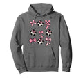 Soccer Ball Coquette Bow Game Day Hoodie - Minimalist Print Men Women - T-Shirt, Sweatshirt, Hoodie