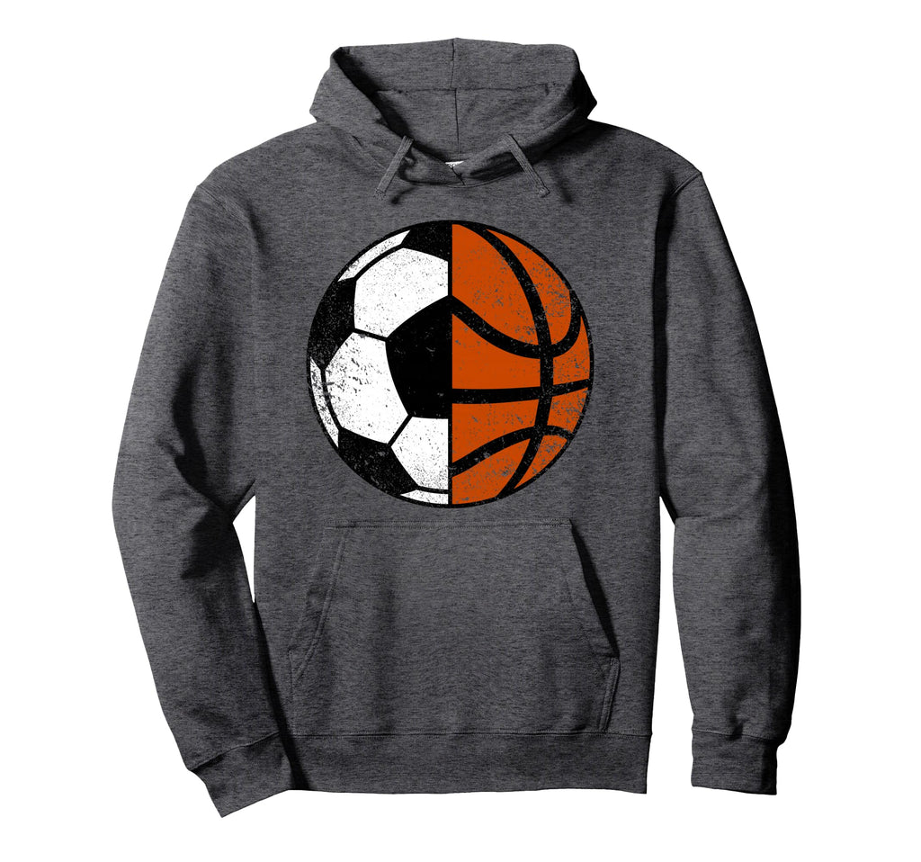 Soccer Basketball Player Funny Soccer Hoodie - Trendy Graphic Unisex - T-Shirt, Sweatshirt, Hoodie