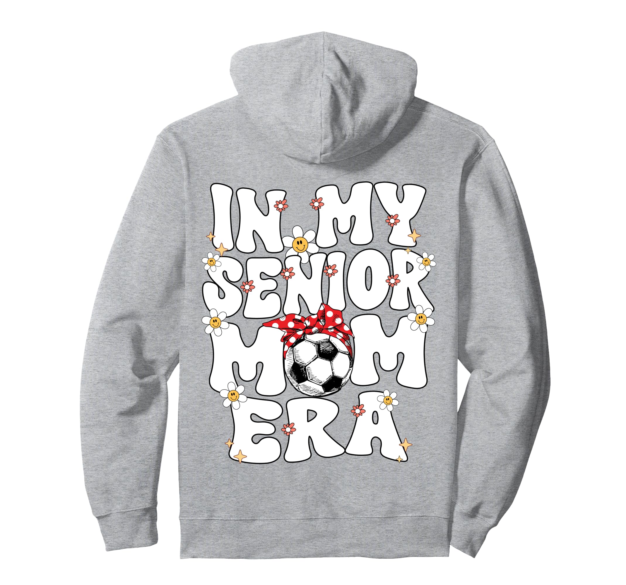 My Senior Soccer Mom Era Senior Mom Hoodie - Minimalist Print Men Women - T-Shirt, Sweatshirt, Hoodie
