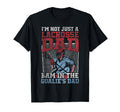Lacrosse Lax Goalie Dad Im Not Just T-Shirt - Custom Art Print Unisex - T-Shirt, Sweatshirt, Hoodie