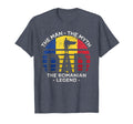 Dad Myth Romanian Legend Romania T-Shirt - Trendy Graphic for Adults - T-Shirt, Sweatshirt, Hoodie