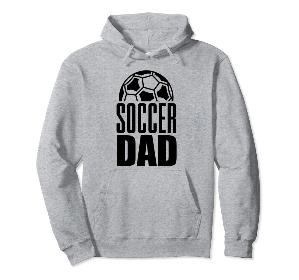 Soccer Dad Player Daddy Father Hoodie - Minimalist Print for Adults - T-Shirt, Sweatshirt, Hoodie