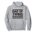 Dad Twins Fathers Day Father Papa Hoodie - Custom Art Print Men Women - T-Shirt, Sweatshirt, Hoodie
