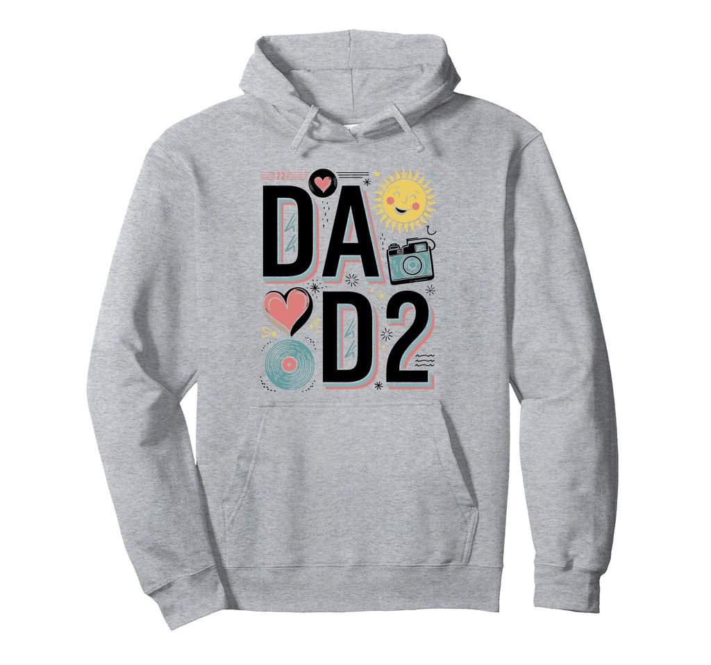 Dad Squared Fathers Day Pregnancy Hoodie - Novelty Apparel Unisex - T-Shirt, Sweatshirt, Hoodie