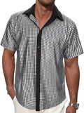 70s 80s Disco Outfits for Men-Vintage Metallic Button - Adult & Kids T-Shirts, Sweatshirts & Hoodies apparel design preview 1