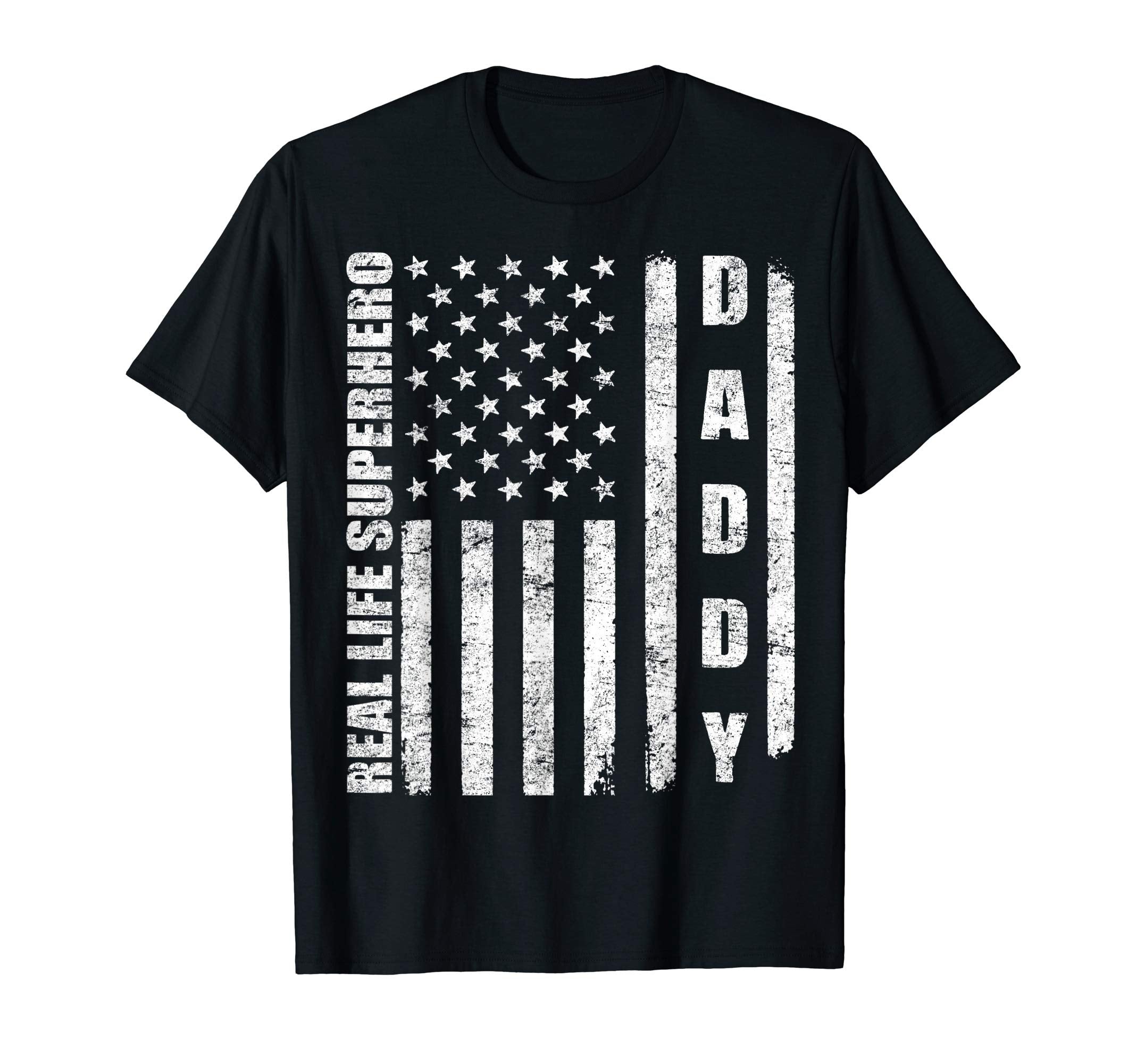 Real Life Superhero Daddy Gift Dads T-Shirt - Graphic Print Unisex - T-Shirt, Sweatshirt, Hoodie