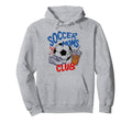 Funny Soccer Mom Club Hoodie - Trendy Graphic Unisex - T-Shirt, Sweatshirt, Hoodie
