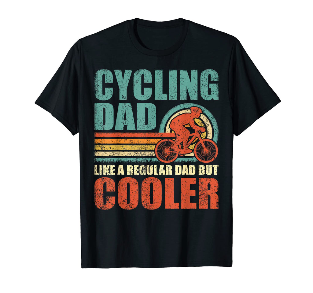 Mens Funny Cycling Dad Like Regular Dad T-Shirt - Custom Art Print Unisex - T-Shirt, Sweatshirt, Hoodie
