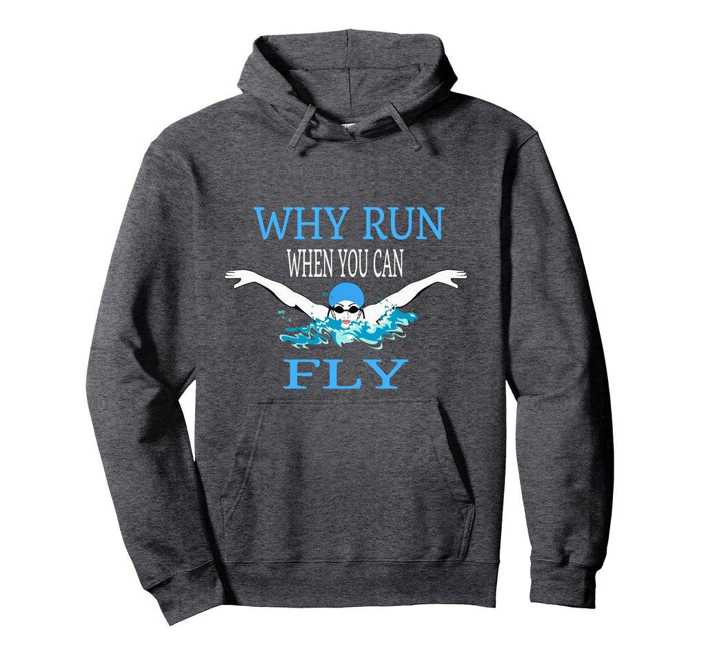 Swim Swimmer Funny Swimming Sports Hoodie - Casual Everyday Wear Men Women - T-Shirt, Sweatshirt, Hoodie