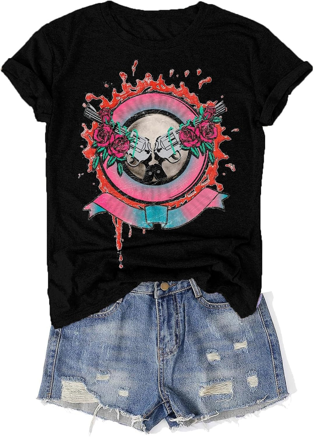 Vintage Band for Women Retro Rock and Roll Graphic - Adult & Kids T-Shirts, Sweatshirts & Hoodies apparel design preview 1