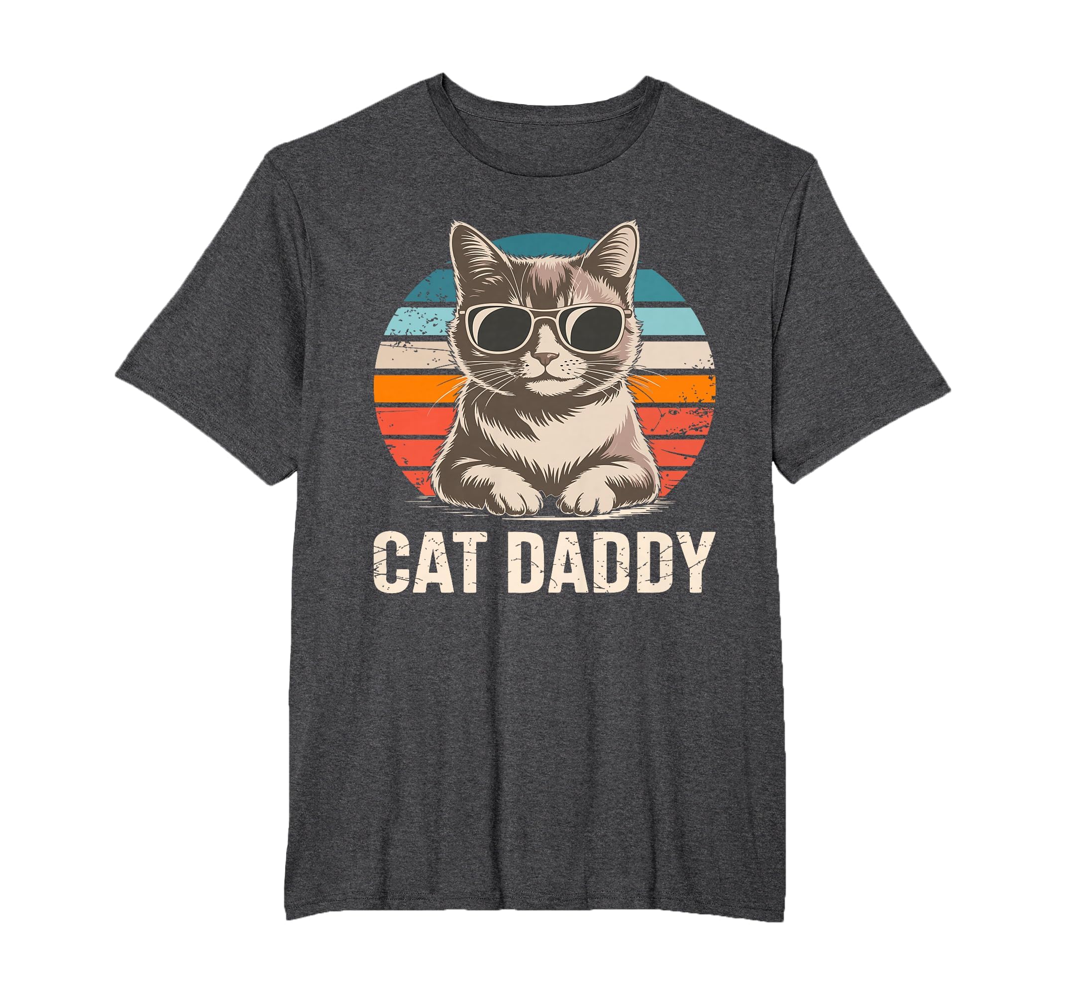 Cat Daddy Cat Lover Dad Fathers Day T-Shirt - Trendy Graphic for Adults - T-Shirt, Sweatshirt, Hoodie