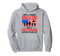 Im Dad Single Dad And Veteran Grandpa Hoodie - Graphic Print for Adults - T-Shirt, Sweatshirt, Hoodie