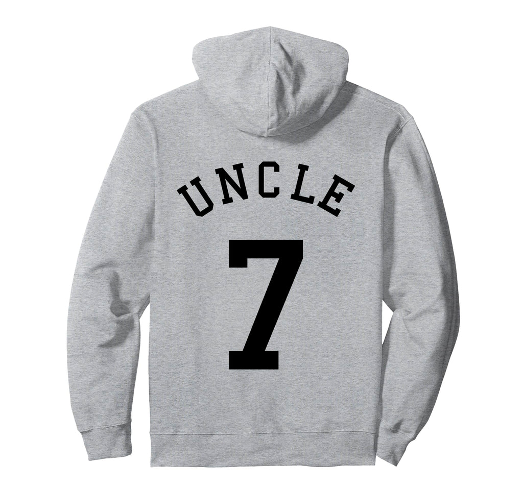 Uncle Team No 7 Volleyball Hockey Hoodie - Fun Novelty Design Men Women - T-Shirt, Sweatshirt, Hoodie