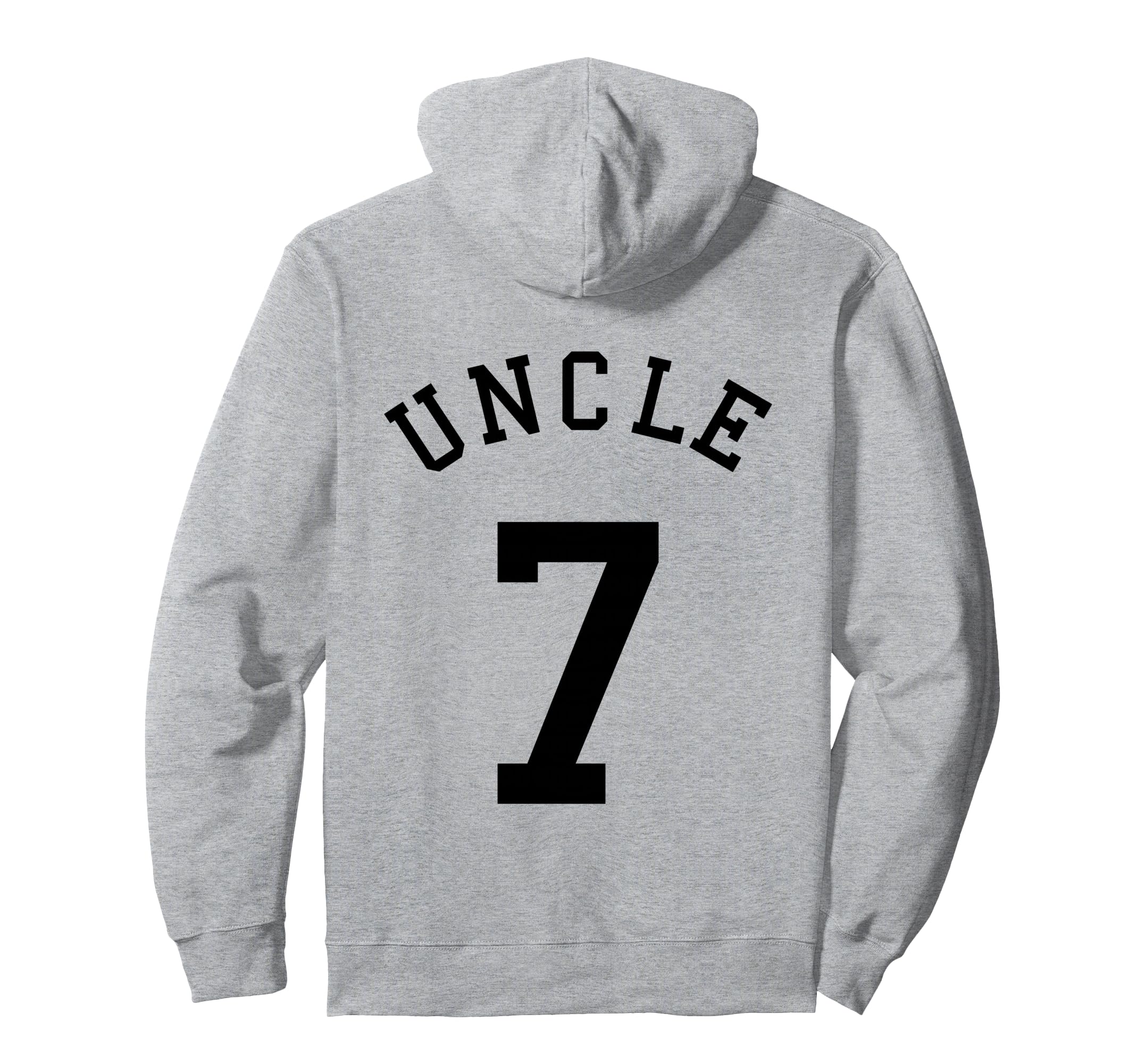 Uncle Team No 7 Volleyball Hockey Hoodie - Fun Novelty Design Men Women - T-Shirt, Sweatshirt, Hoodie