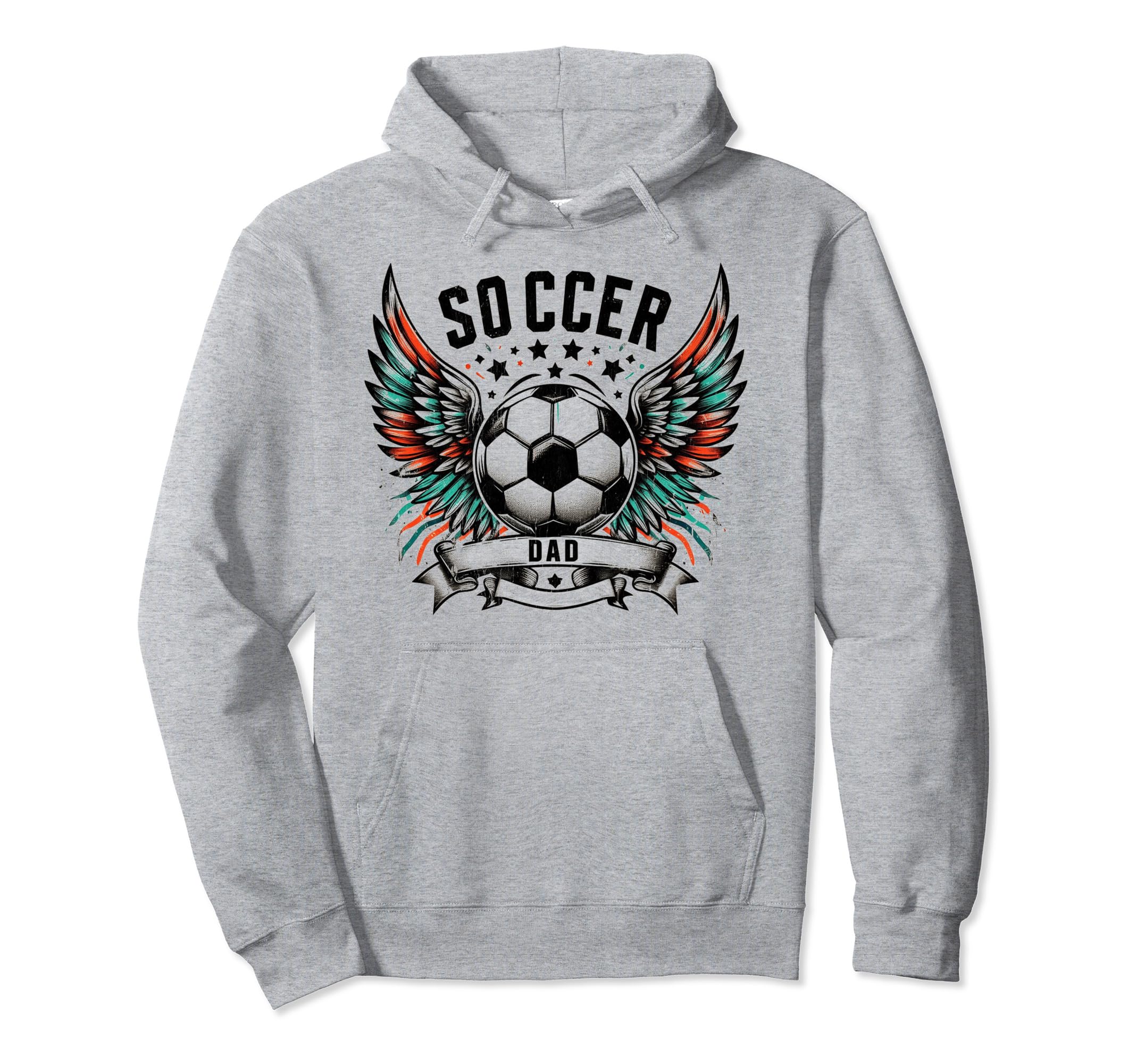 Soccer Dad Family Matching Dad Hoodie - Casual Everyday Wear Men Women - T-Shirt, Sweatshirt, Hoodie
