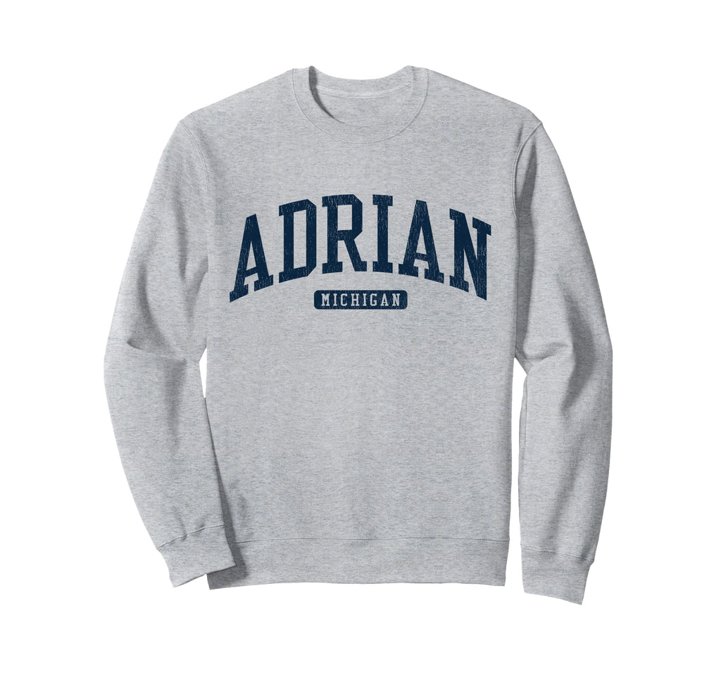 Adrian Michigan Mi College Sweatshirt - Casual Everyday Wear Unisex - T-Shirt, Sweatshirt, Hoodie