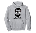 Soccer Dad Life Beard Sunglasses Hoodie - Casual Everyday Wear Unisex - T-Shirt, Sweatshirt, Hoodie