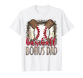 Baseball Bonus Dad Leopard Proud T-Shirt - Fun Novelty Design Men Women - T-Shirt, Sweatshirt, Hoodie