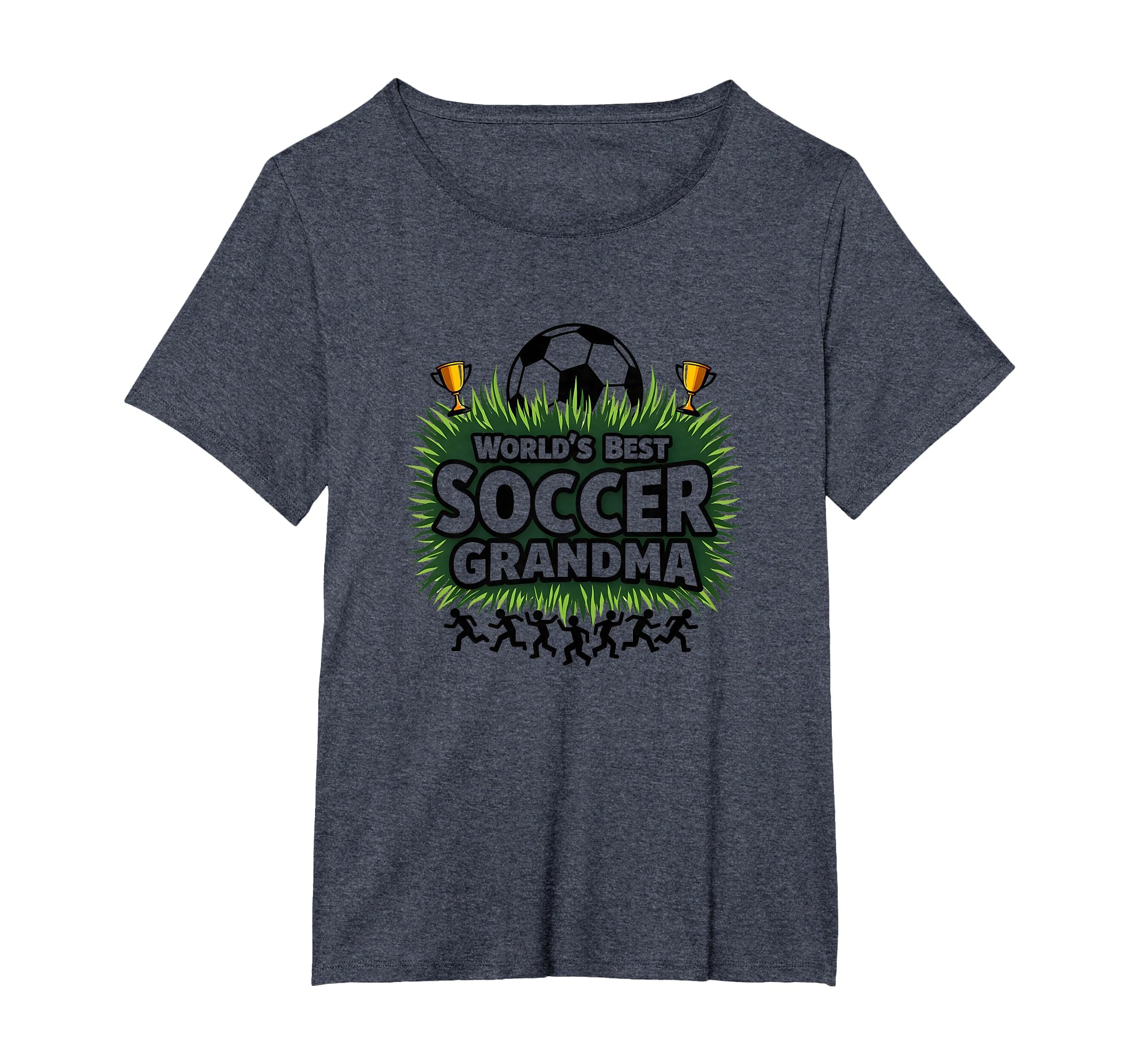Worlds Best Soccer Grandma Champion T-Shirt - Custom Art Print for Adults - T-Shirt, Sweatshirt, Hoodie