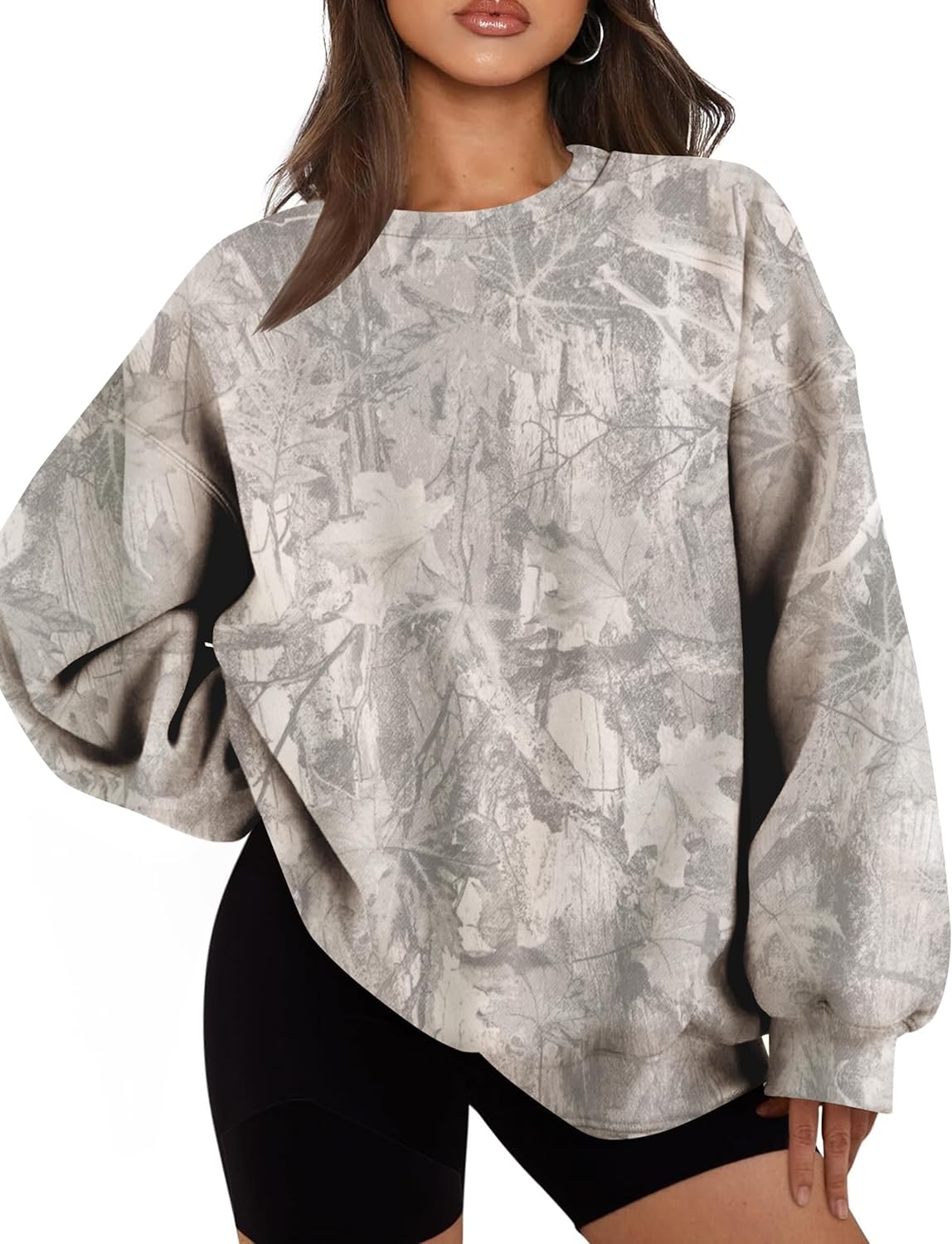 Camo for Women Mens Oversized Fleece Camouflage Maple - Adult & Kids T-Shirts, Sweatshirts & Hoodies apparel design preview 1