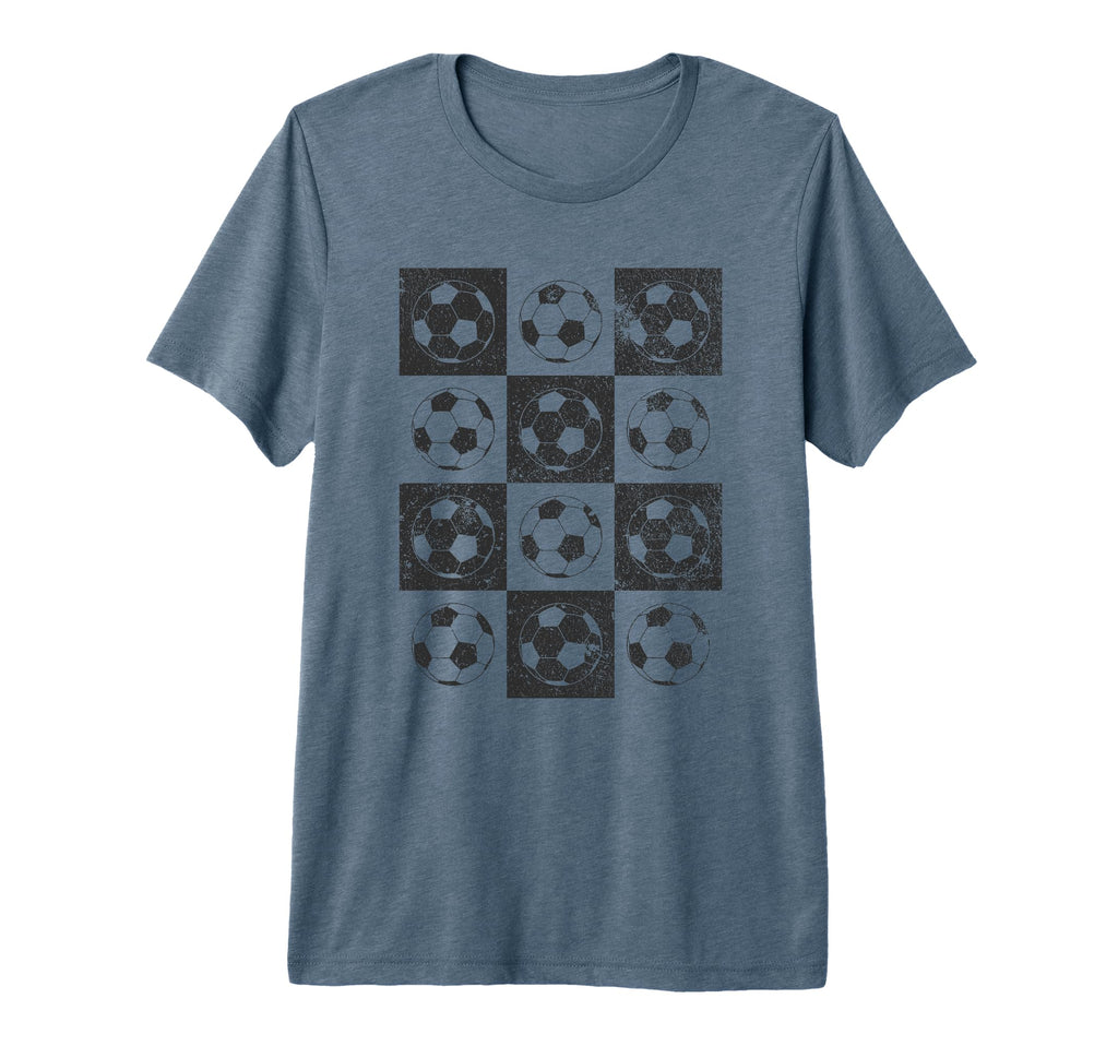 Checkerboard Checkered Soccer Lover T-Shirt - Aesthetic Graphic for Adults - T-Shirt, Sweatshirt, Hoodie