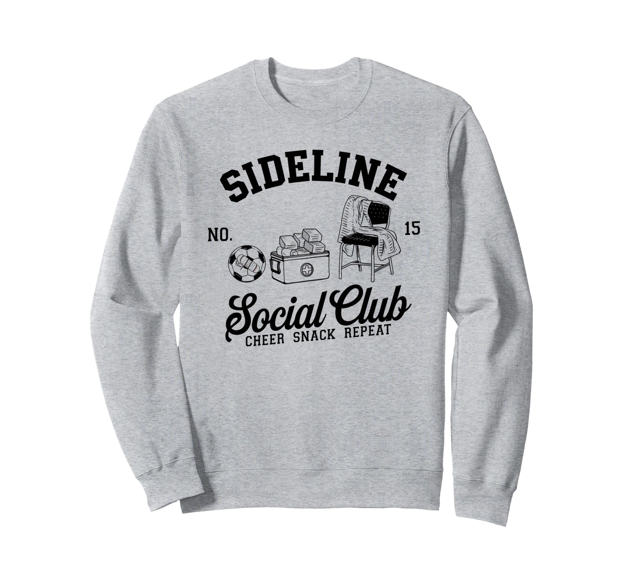 Sideline Social Club Soccer Mom Sweatshirt - Minimalist Print Men Women - T-Shirt, Sweatshirt, Hoodie