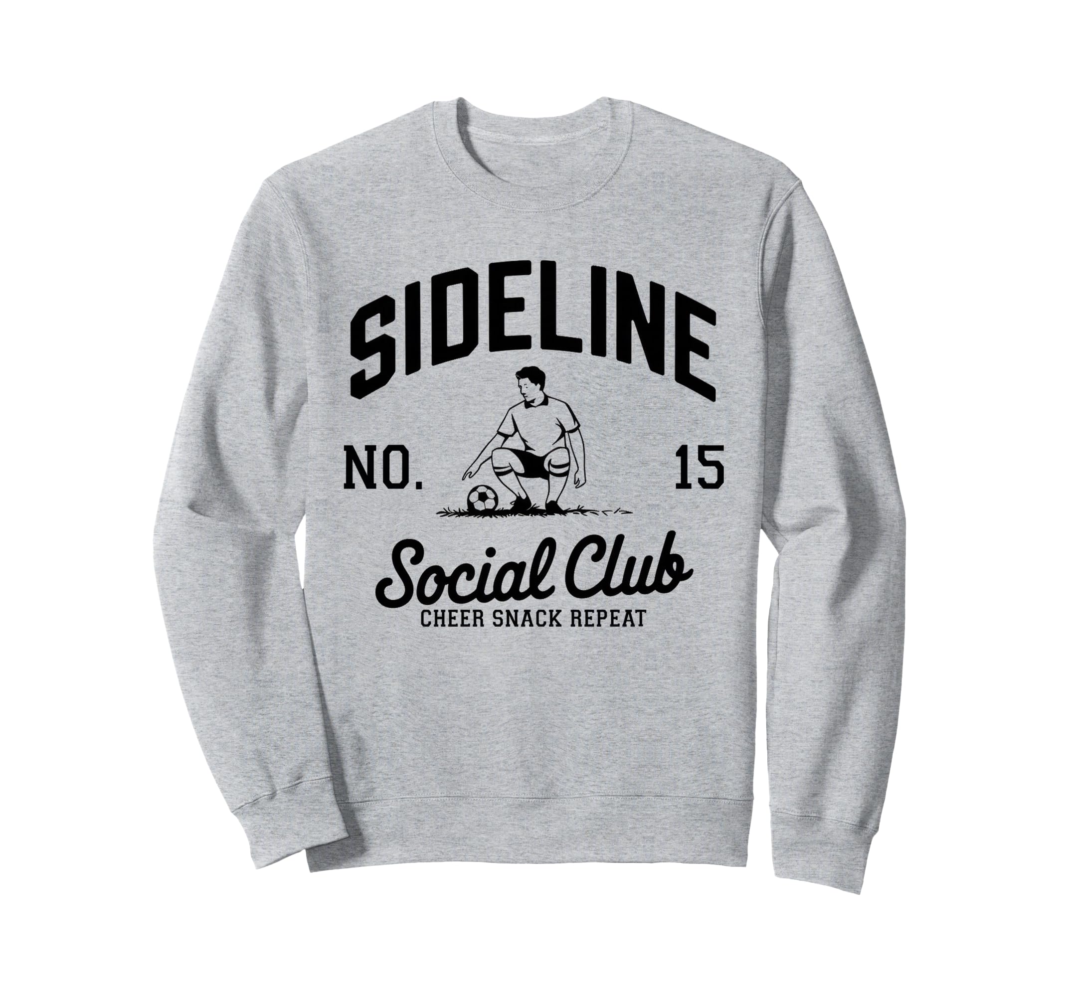 Sideline Social Club Soccer Mom Game Sweatshirt - Aesthetic Graphic Unisex - T-Shirt, Sweatshirt, Hoodie