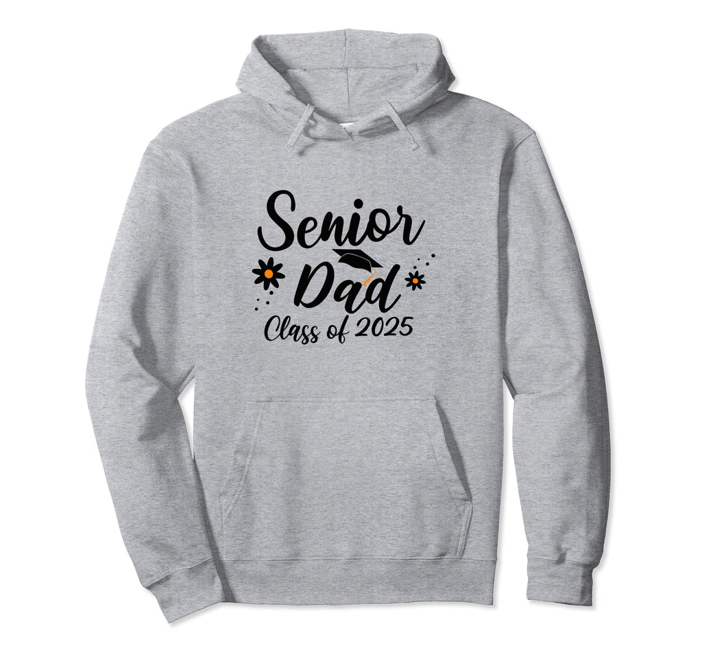 Senior Dad Class 2025 Graduation Hoodie - Aesthetic Graphic for Adults - T-Shirt, Sweatshirt, Hoodie
