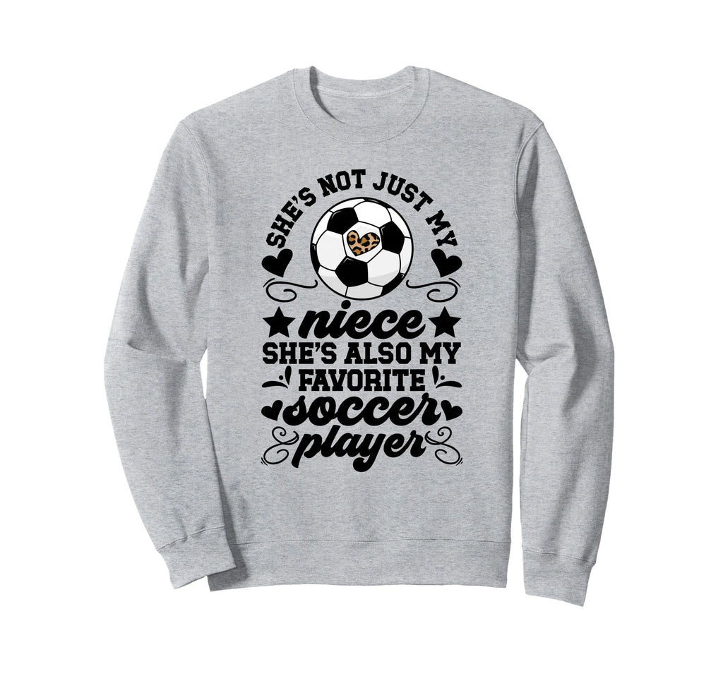 My Niece Soccer Aunt Soccer Sweatshirt - Minimalist Print for Adults - T-Shirt, Sweatshirt, Hoodie