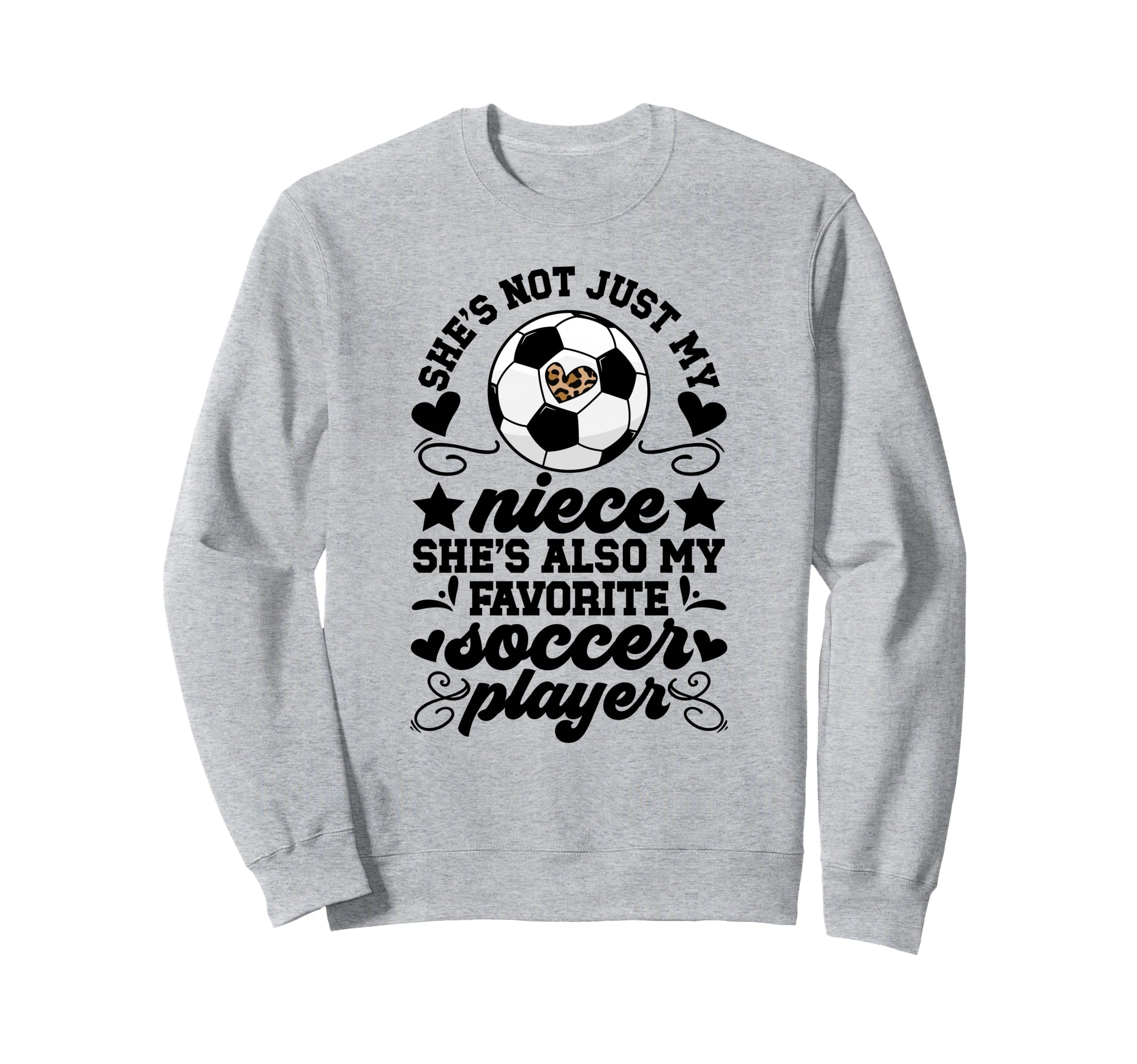 My Niece Soccer Aunt Soccer Sweatshirt - Minimalist Print for Adults - T-Shirt, Sweatshirt, Hoodie