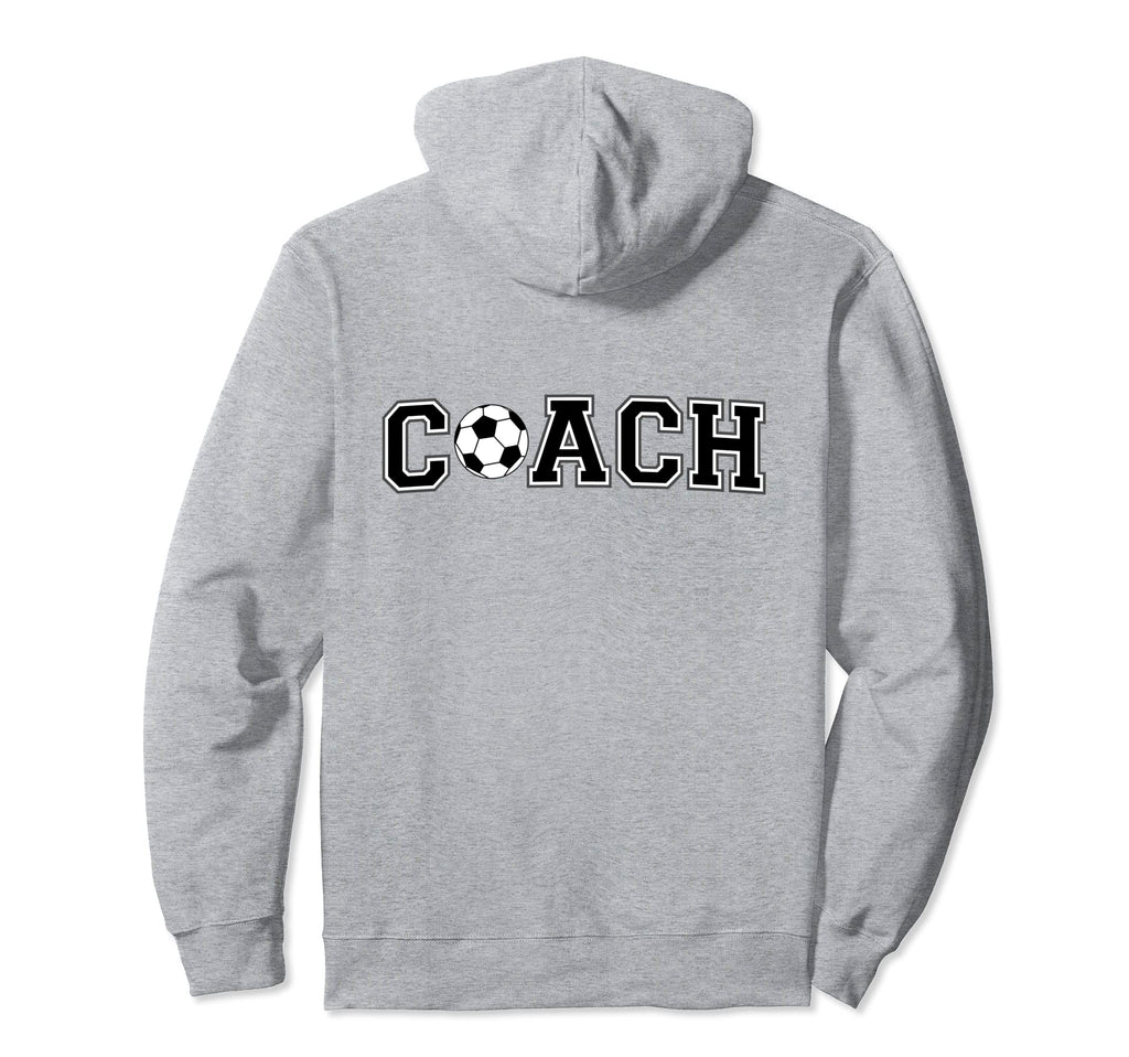 Soccer Coach Coaching Staff Back Hoodie - Minimalist Print Men Women - T-Shirt, Sweatshirt, Hoodie