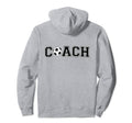 Soccer Coach Coaching Staff Back Hoodie - Minimalist Print Men Women - T-Shirt, Sweatshirt, Hoodie