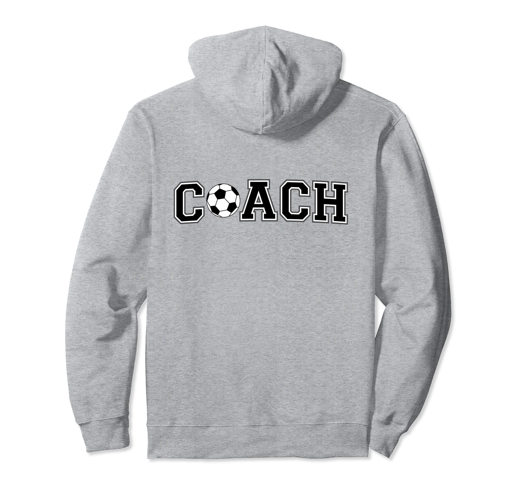 Soccer Coach Coaching Staff Back Hoodie - Minimalist Print Men Women - T-Shirt, Sweatshirt, Hoodie
