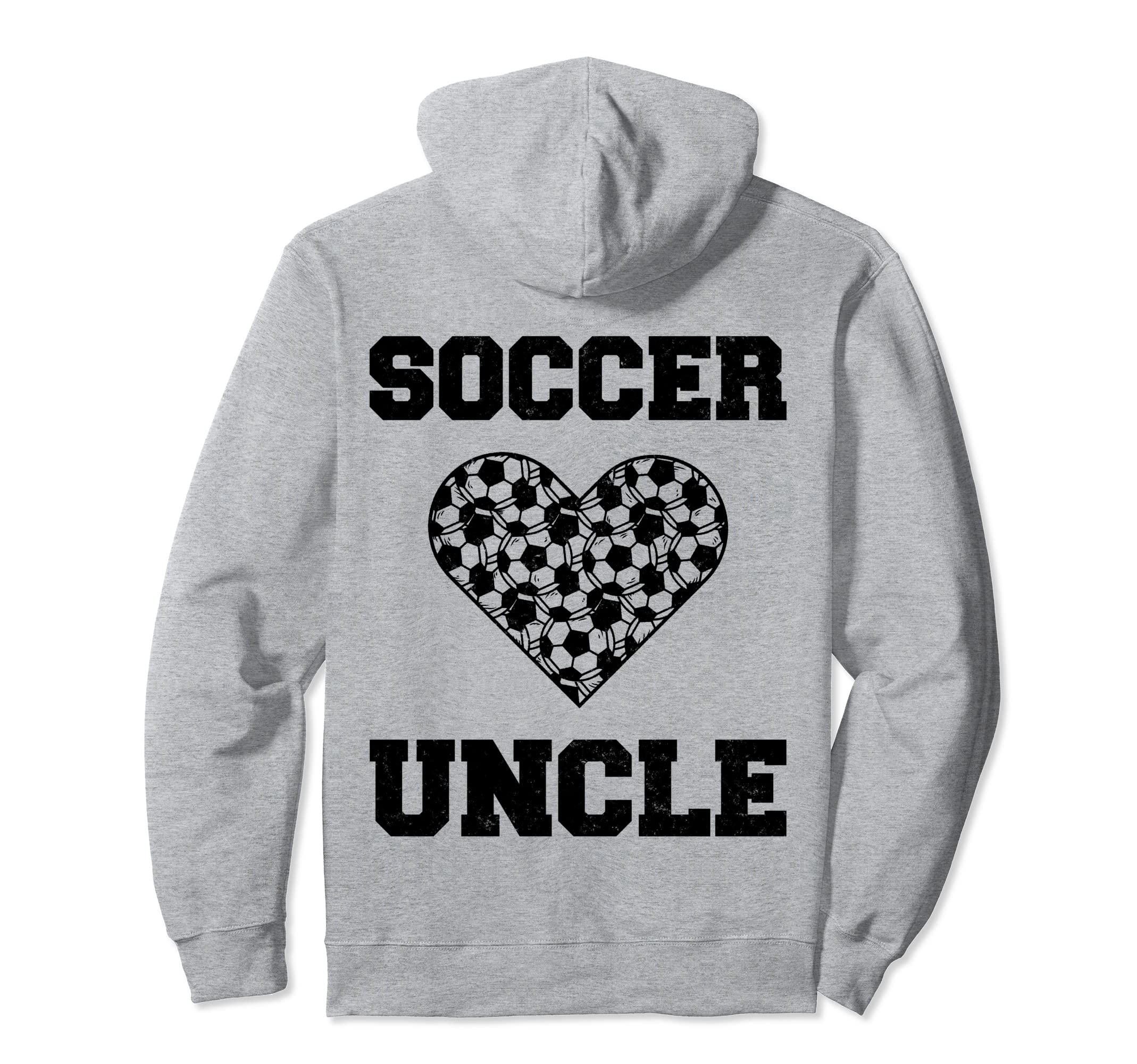 Soccer Uncle Family Matching Sport Hoodie - Graphic Print for Adults - T-Shirt, Sweatshirt, Hoodie