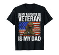 My Favorite Veteran Is My Dad Soldier Sweatshirt - Graphic Print Unisex - T-Shirt, Sweatshirt, Hoodie