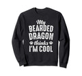 Bearded Dragon My Dog Thinks Im Dog Sweatshirt - Minimalist Print Unisex - T-Shirt, Sweatshirt, Hoodie