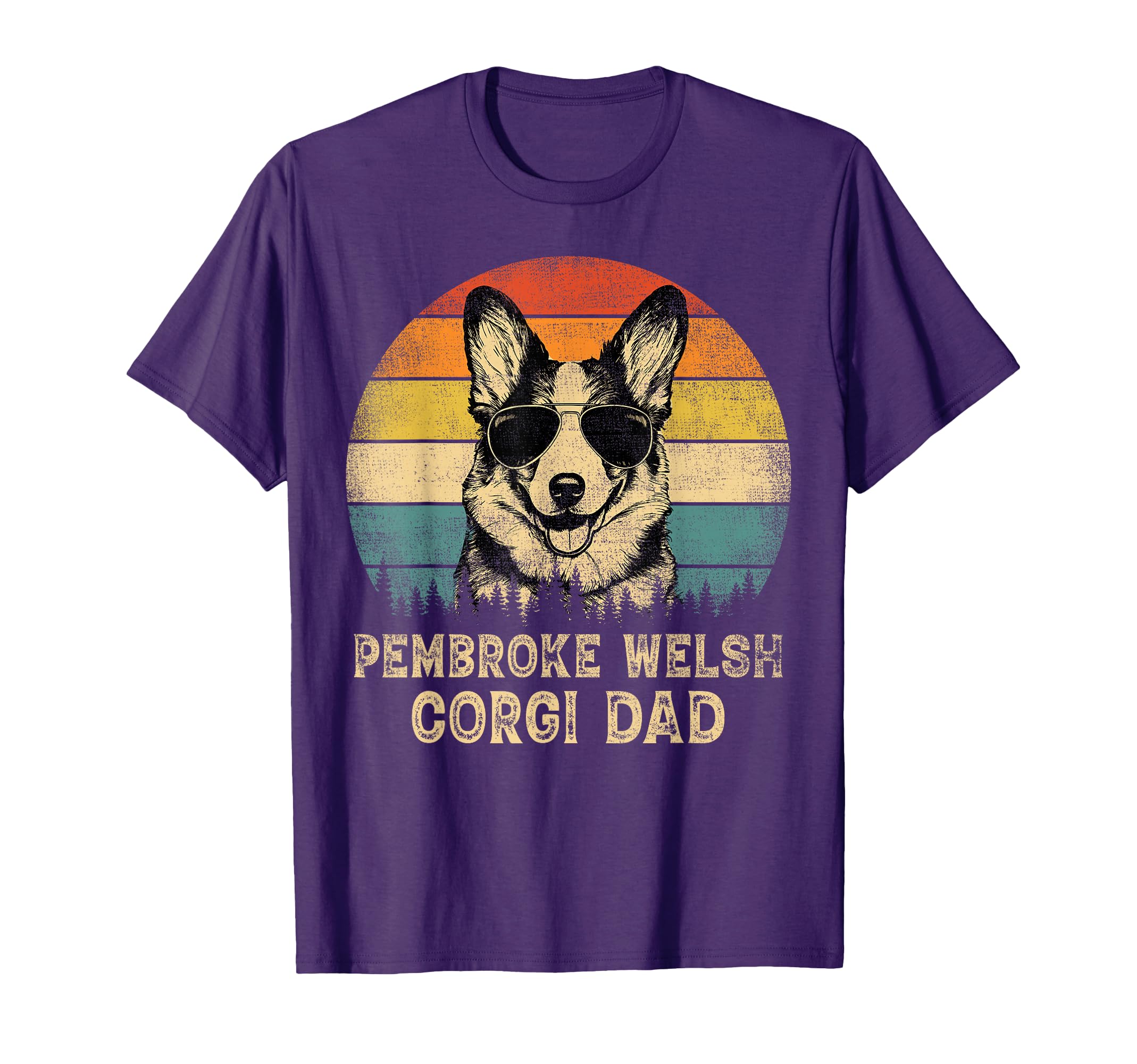 Pembroke Welsh Corgi Dad Dog Lovers T-Shirt - Aesthetic Graphic for Adults - T-Shirt, Sweatshirt, Hoodie