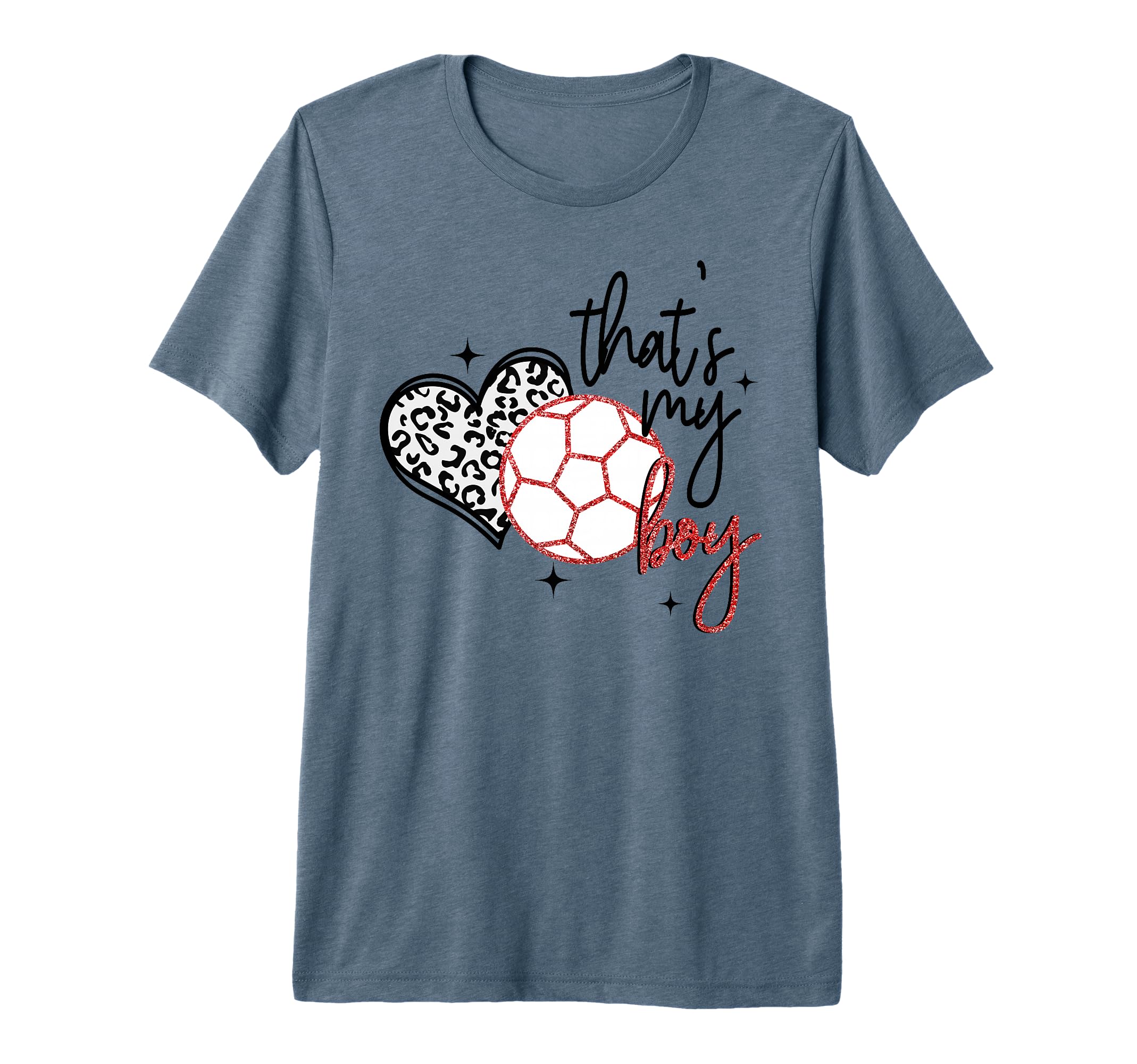 Thats My Leopard Heart Mothers Day T-Shirt - Custom Art Print Unisex - T-Shirt, Sweatshirt, Hoodie