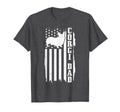 Corgi Dad American Flag Patriotic T-Shirt - Fun Novelty Design for Adults - T-Shirt, Sweatshirt, Hoodie